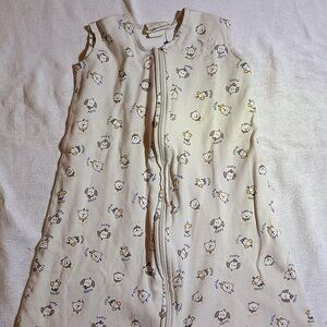 Halo Organic/SleepSack/Baby Unisex Small 0-6M/Tan/Puppy Dog Print Wearable Blank